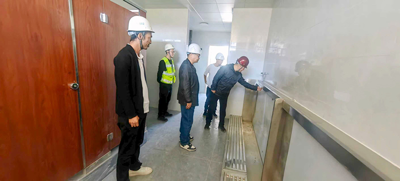 华体会官方端网站登录入口-华体会(中国) 第六十七高级中学项目部国庆、中秋安全生产检查简报